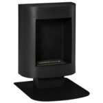 Camino a Bioetanolo con Serbatoio da 0,9L, Copertura fino 20㎡, 46,5x53x65cm, Nero