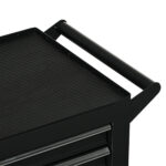 Carrello da Officina con 7 Cassetti, Serratura con Chiavi, Ruote e Maniglia, 69x33x75cm, Nero - immagine 9