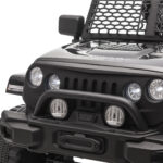 Macchina Elettrica per Bambini 3-6 Anni da 12V con Telecomando, Fari e Clacson, 1x64,2x71 cm, Nero - immagine 9