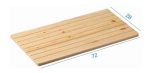 Asse Per Vaschetta Lavatoio in Legno di Pino Verniciato 28X72 - immagine 2