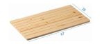 Asse Per Vaschetta Lavatoio in Legno di Pino Verniciato 28X67 - immagine 2