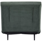 Poltrona Letto 2 in 1 Singola, Schienale Regolabile su 3 Livelli e Imbottito, Struttura in Legno e Acciaio - immagine 9