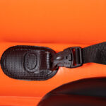 Canoa Gonfiabile 2 Posti in PVC con 2 Remi in Alluminio e Accessori, Arancione - immagine 9