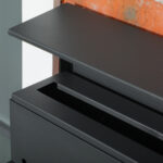 Cassetta Postale in Acciaio Zincato con Portagiornali e 2 Chiavi di Sicurezza, 37x10,5x37 cm, Grigio - immagine 8