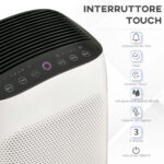 Purificatore d'Aria Filtro HEPA Triplo Strato, 3 Velocità, Modalità Sonno e Timer, 32,7x22x55,8cm, Bianco - immagine 5