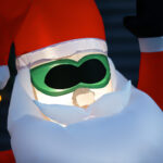 Babbo Natale Gonfiabile su Aereo 160cm con Luci LED Integrate, Decorazione Natalizia da Esterno - immagine 9