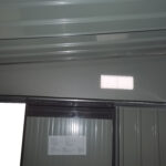 Ripostiglio da Giardino con Porta Scorrevole, in Acciaio, 345x280,5x169-201cm, Nero - immagine 9