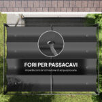 Pergola Gazebo da Esterno 3x2,1 m con Tettuccio Retrattile in Metallo e Poliestere, Nero - immagine 6