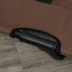 Lettino per Cani di Taglia Grande Fino a 50kg, Metallo e Tessuto Oxford, 122x92x23 cm, Marrone - immagine 8