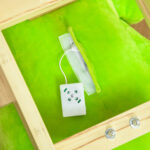 Cavallo a Dondolo con Ruote, Cavalluccio a Dondolo a Forma di Drago per Bambini 18-36 Mesi, in Legno e Peluche Verde - immagine 8