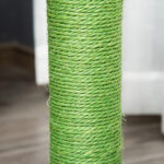 Albero Tiragraffi per Gatti a Forma di Cactus con Corde in Sisal, 40x40x65 cm, Verde - immagine 8
