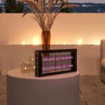 Lampada Antizanzare per Interno 8W con Catenella e Rete di Protezione, 49x6x25 cm, Nero - immagine 2