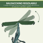 Dondolo 3 Posti con Tettuccio Regolabile e Cuscini, in Acciaio e Poliestere, 170x110x153 cm, Verde e Bianco - immagine 4