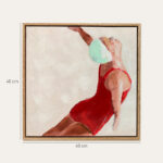 Set di 2 Quadri su Tela Moderni, Stampa Artistica da Parete con Ganci Inclusi, 40x40 cm - immagine 3