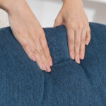 Poltrona Reclinabile Elettrica con Poggiapiedi in Tessuto Effetto Lino, 79x90x106 cm, Grigio Scuro - immagine 9