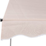 Tenda da Sole 2x1,5 m per Esterno a Rullo con Manovella e Angolazione Regolabile, Beige - immagine 9
