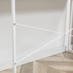 Consolle Moderna per Ingresso e Soggiorno con 2 Cassetti in Metallo 1x30x75cm - Bianco - immagine 9