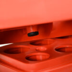 Step Fitness per Aerobica Regolabile su 3 Altezze 10-15-20 cm in Plastica, Nero e Rosso - immagine 7