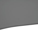 Ombrellone da Giardino 2,6x2,5 m con Rotazione a 360° e Tettuccio Ventilato in Poliestere Grigio - immagine 9