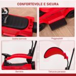 Macchina a Spinta per Bambini 12-36 Mesi con Licenza Mercedes, Tettuccio e Maniglia, 85,5x40,5x95 cm, Rosso - immagine 5