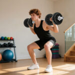 Set Pesi e Bilanciere da 20kg con Impugnature Antiscivolo, 8 Dischi Pesi, Barra Bilanciere e 2 Barre Manubri in Acciaio - immagine 2