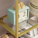 Scaffale Portaoggetti ad Arco a 5 Ripiani in Acciaio e Vetro Temperato, 60x30x175 cm, Oro - immagine 9