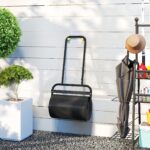 Rullo da Giardino Φ32x50cm in Metallo Impermeabile Nero, Serbatoio Fino 38 Litri (Acqua o Sabbia) - immagine 8