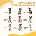 Cancelletto per Cani con 4 Viti Regolabili e Nastro Adesivo, in Metallo e Plastica, 74-1x76 cm, Nero - immagine 4