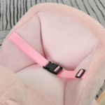 Cavallo a Dondolo a Forma di Coniglio con Suoni, Cavalluccio a Dondolo per Bambini 18-36 Mesi Interattivo, Rosa, 60x33x50cm - immagine 8
