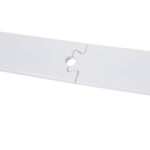 Kit per Porta Scorrevole con Binario 183cm, Rotelle e Minuteria Inclusa, Bianco - immagine 7