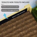 Fioriera Rialzata da 118L con 2 Fori di Drenaggio e Pareti Trasparenti, in Legno di Abete, 110x50x80 cm - immagine 7