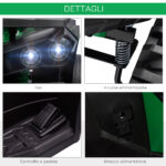 Quad per Bambini Elettrico 12V con Fari e Batteria Ricaricabile, Età 3-5 Anni, 1x65x73cm, Verde - immagine 5