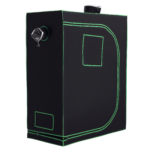 Serra Idroponica in Mylar con Prese d'Aria Regolabili per Coltivazione da Interno, 120x60x150cm, Nero