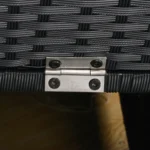 Lettino Sdraio Prendisole Pieghevole in Rattan Sintetico con Poggiatesta Rimovibile per Giardino, Terrazzo ed Esterni, 198x68x50cm - immagine 3