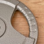 Set di 6 Dischi Pesi per Bilanciere e Manubri 2,5-35KG, Dischi palestra in Acciaio con Foro 50 cm, Ideali per Bilancieri Olimpionici, Argento - immagine 8