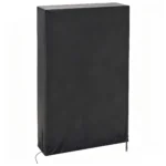 Copertura Tavolo da Ping Pong 257x153x5 cm in Polietilene Nero con Fibbie e Cerniere incluse - immagine 5