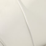 Poltrona di Design Stile Vintage Imbottita in Velluto, 79x77x77cm, Crema - immagine 9