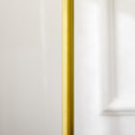 Appendiabiti da Ingresso, Camera da Letto e Soggiorno in Metallo e Marmo, 35x25x152 cm, Oro e Bianco - immagine 9