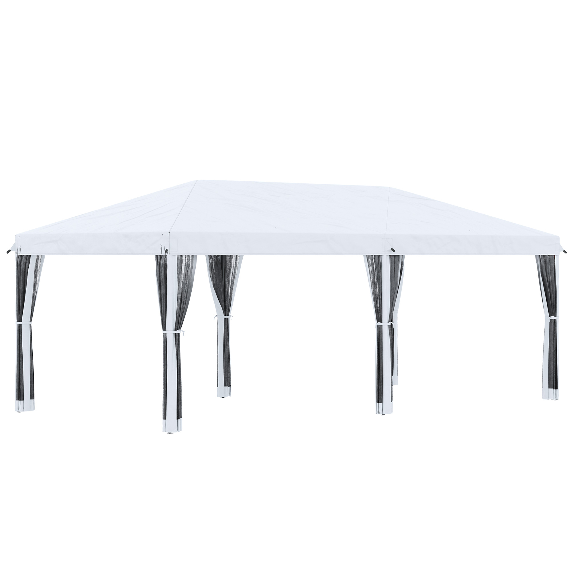 ffjd2319b910b1668.jpg Gazebo da Giardino 6x3 m Pieghevole con Zanzariera e Borsa di Trasporto, Crema - immagine 1
