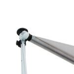 Tenda da Sole da Esterno 2x1,5m a Rullo con Manovella, Altezza e Angolazione Regolabile, Bianco - immagine 8