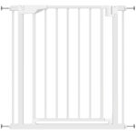 Cancellino di Sicurezza per Bambini e Animali, Chiusura Automatica e Montaggio a Pressione, 76-82x76 cm, Bianco