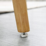 Sedia Moderna per Soggiorno e Sala da Pranzo con Seduta Imbottita e Tessuto Vellutato, 60x66x79 cm, Grigia - immagine 8