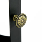 Camino a Bioetanolo in Acciaio Inox con Bruciatore da 1,2L per 3 Ore di Durata, 36x26x54cm, Nero - immagine 8