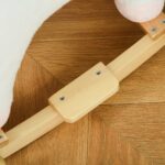 Cavallo a Dondolo per Bambini a Unicorno con Base Curva e Ruote, Cavallo a Dondolo 2 in 1 con Suoni Integrati e Rivestimento Peluche, per Bambini 3-6 Anni, 63x38x63cm, Bianco - immagine 9