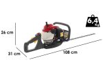 Tagliasiepe doppia lama HHH25 60ET - immagine 4