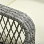 Mobili da Giardino Set 2 Pz in Rattan Chaise Longue e Tavolino da Caffè - immagine 8