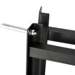 Canestro Basket per Bambini e Adulti da Indoor e Outdoor in Acciaio e PE, 110x90x70 cm, Nero e Giallo - immagine 9