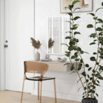 Specchio da Parete Rettangolare con Ganci, in Vetro e MDF, 50x70 cm, Bianco - immagine 9