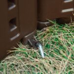 Letto per Orto Rialzato in HDPE, Fioriera da Esterno Rotonda, Φ123x21cm, Marrone - immagine 9