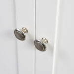 Carrello da Cucina Portaspezie a 3 Livelli e 4 Ruote in MDF e Truciolato, 89x45x89cm, Bianco - immagine 9